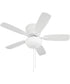 Wheeler 42 2-Light Bowl 2-Light Fan White