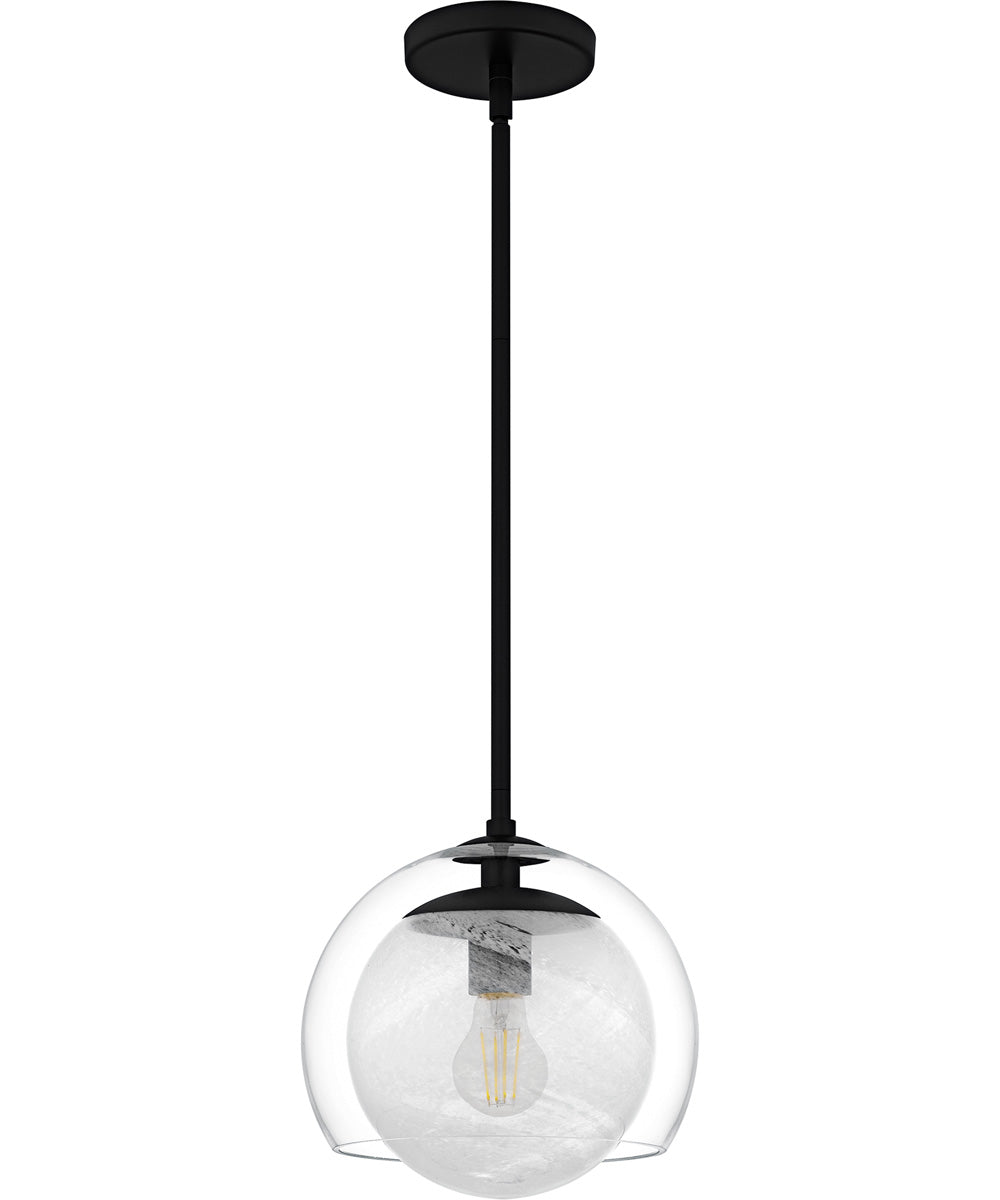 Quoizel Piccolo Pendant Small 1-light Mini Pendant Matte Black