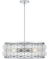 Terrarock Large 5-light Pendant Polished Chrome