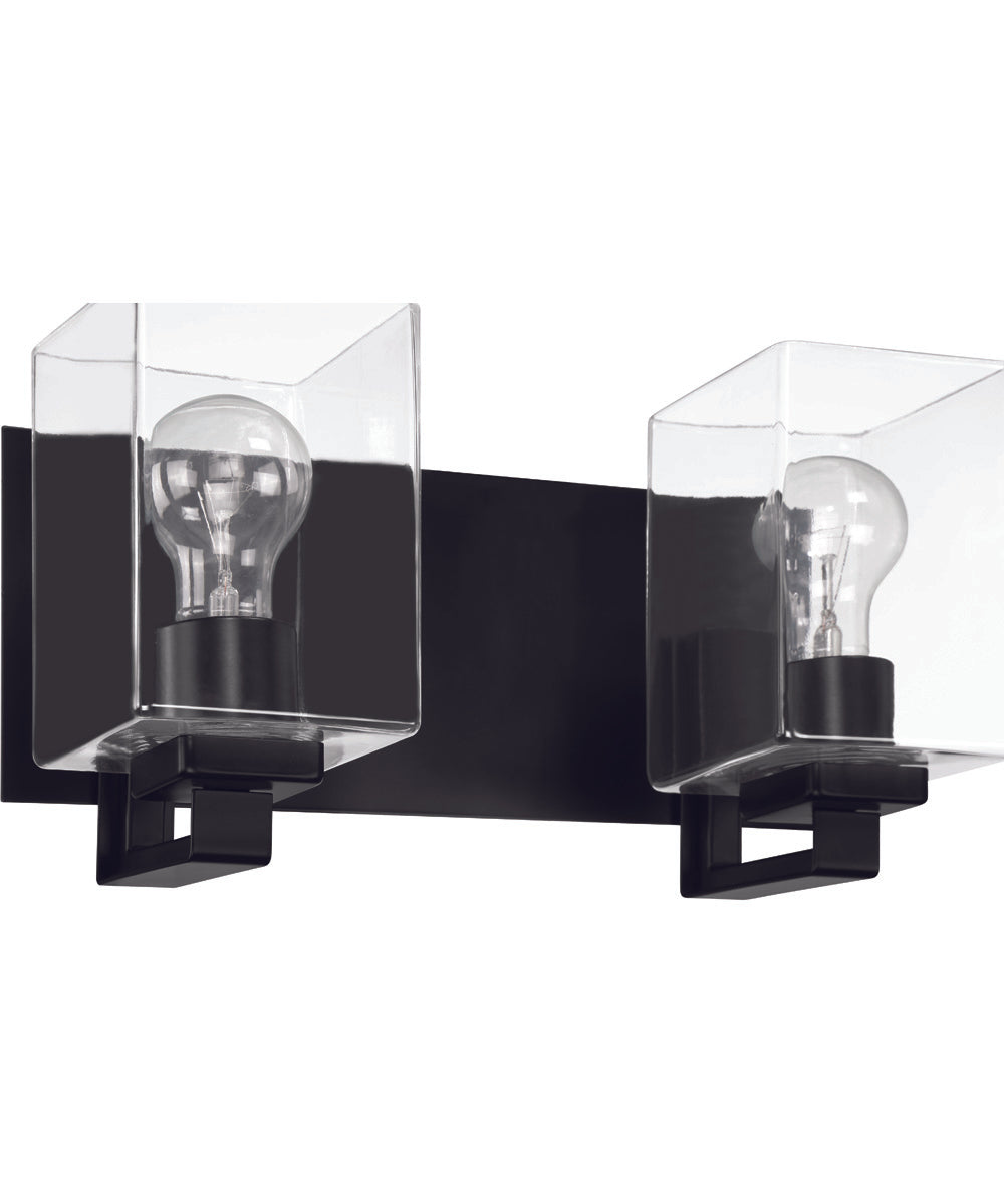 McClane 2-Light Lighting Flat Black