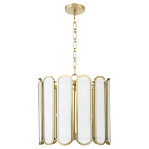 Belleview 4-light Pendant Aged Brass