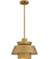 Lumi 1-light Pendant Brushed Weathered Brass