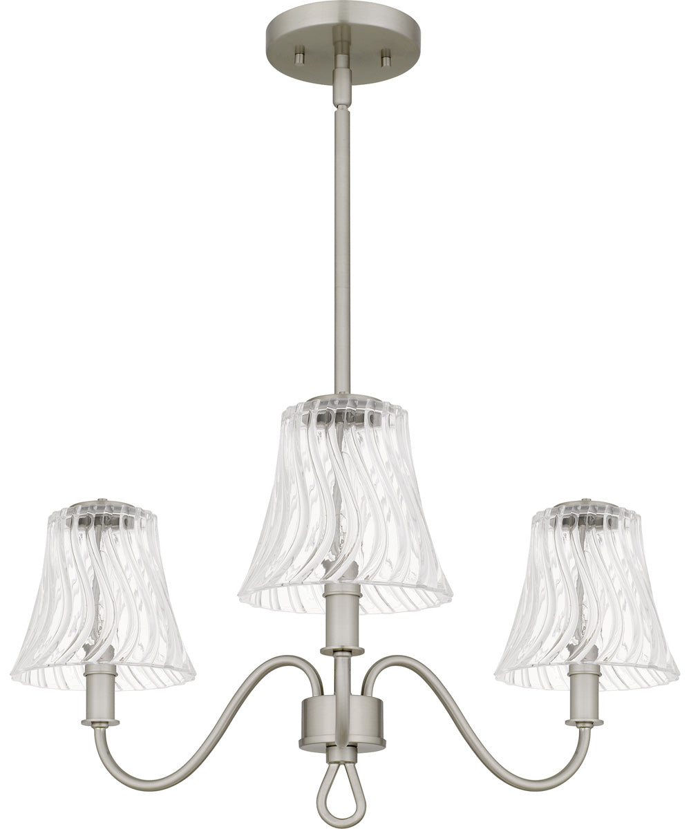 McKinney 3-light Chandelier Brushed Nickel