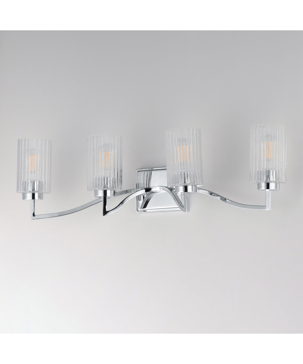 Rigata 4-Light Bath Vanity Polished Nickel