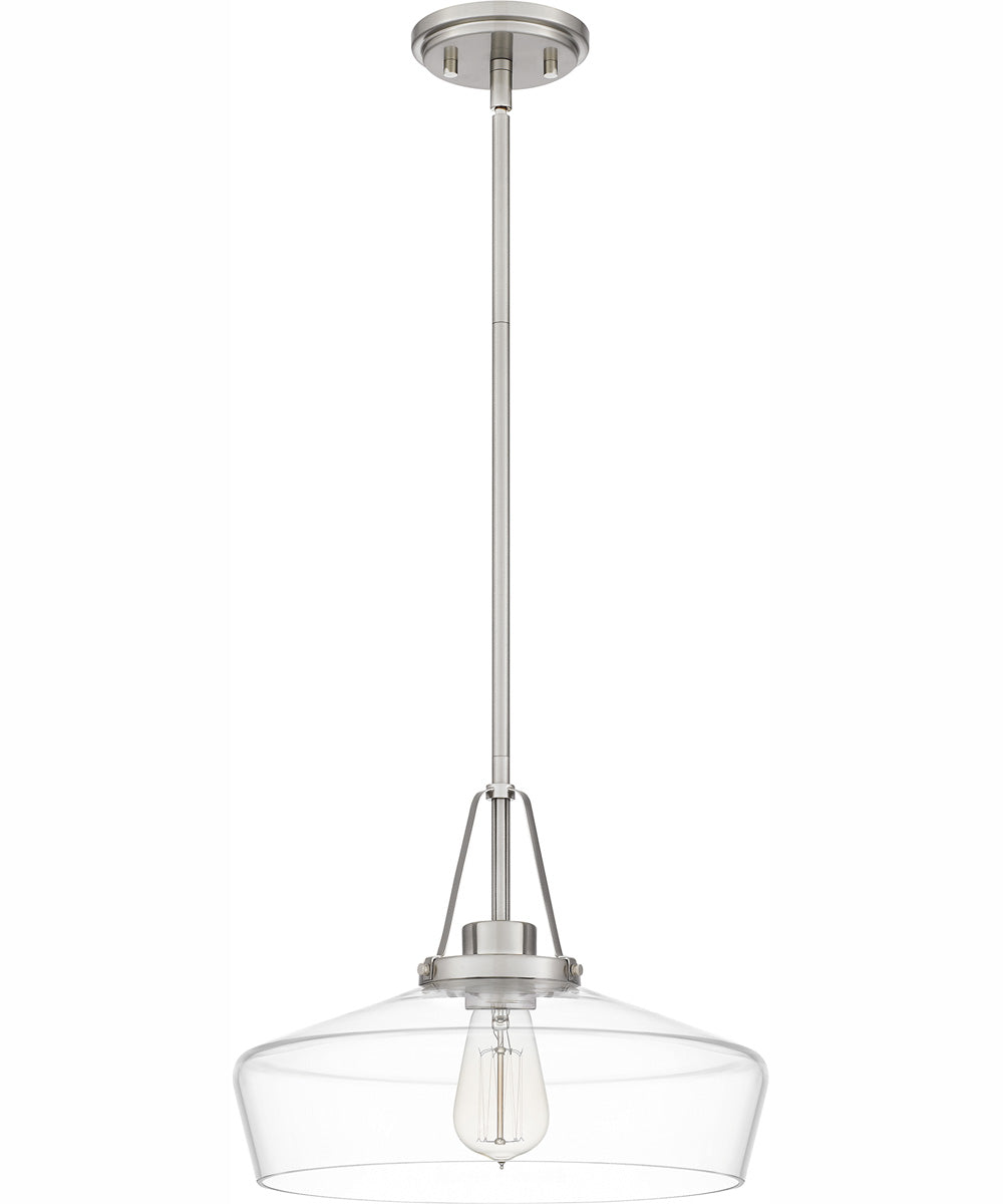 Quoizel Pendant 1-light Pendant Brushed Nickel