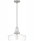 Quoizel Pendant 1-light Pendant Brushed Nickel