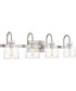 Atmore Extra Large 4-light Bath Light Brushed Nickel