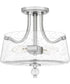 Hollister 2-light Semi Flush Mount Polished Nickel