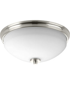 Replay 2-Light 14" Flush Mount Brushed Nickel