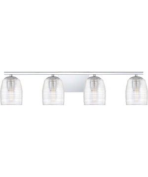 Realm Extra Large 4-light Bath Light Polished Chrome