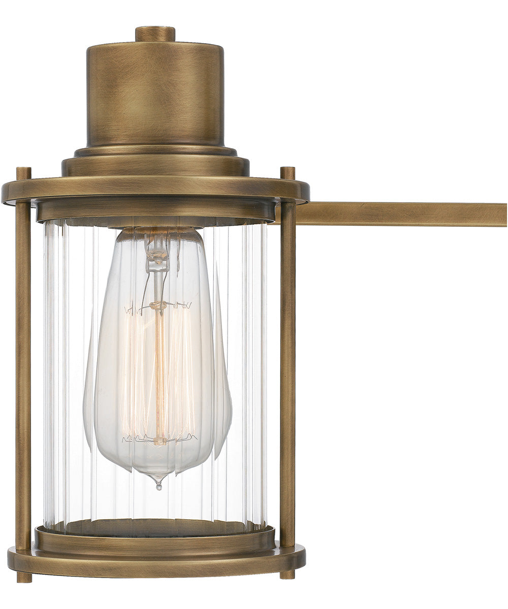 Riggs Large 3-light Bath Light Weathered Brass