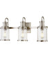 Millburn 3-Light vanity-Light  Satin Nickel