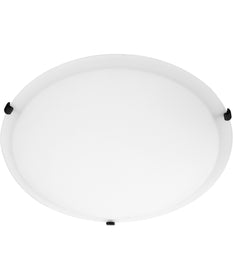 4-light Ceiling Flush Mount Matte Black