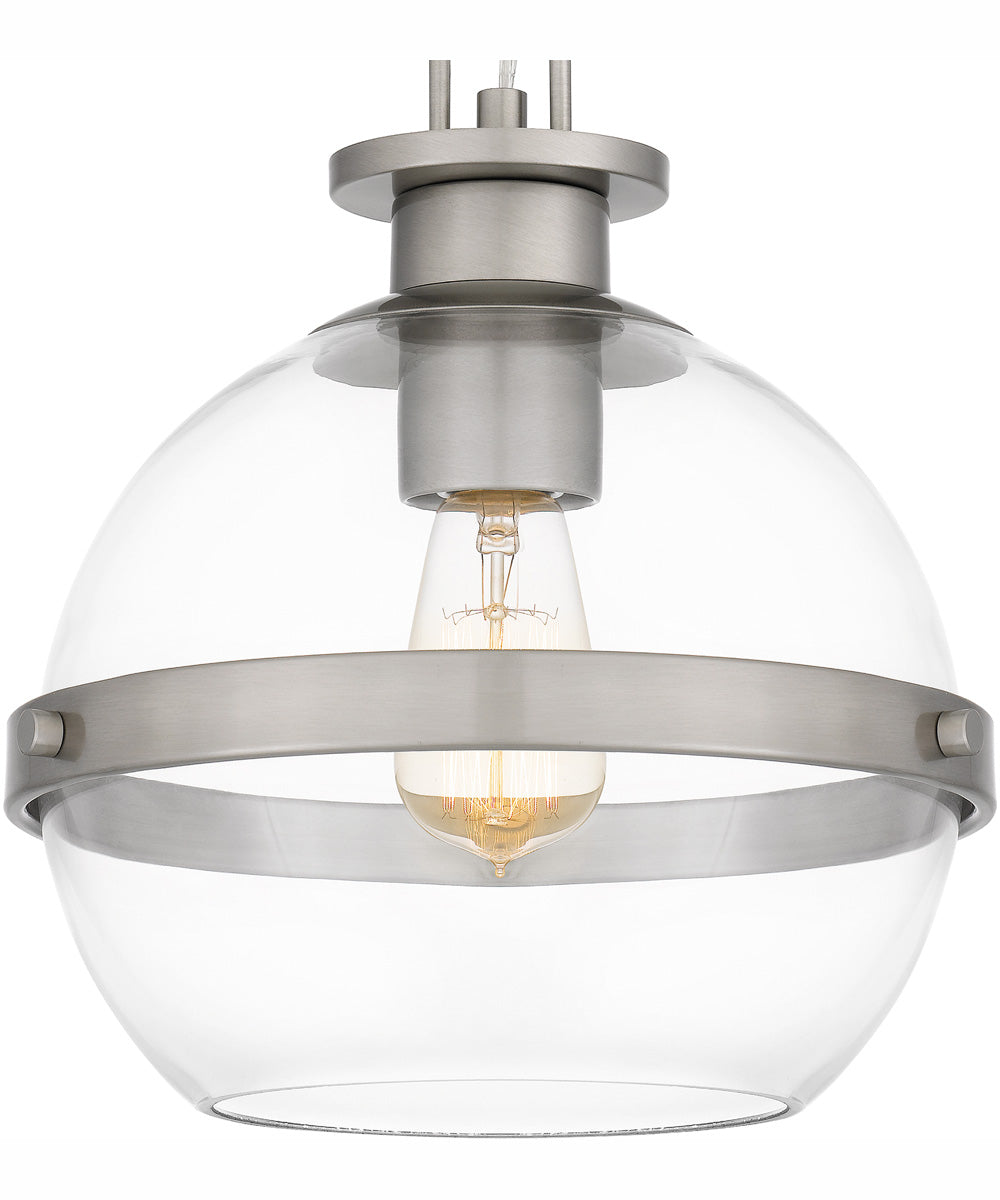 Quoizel Piccolo Pendant 1-light Mini Pendant Brushed Nickel