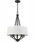 Robinson 18'' Wide 5-Light Pendant - Matte Black