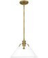 Jessup Small 1-light Mini Pendant Weathered Brass