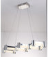 Kellen 1-Light Led 3-Light Pendant Chrome