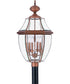 Newbury Extra Large 4-light Outdoor Post Light Aged Copper