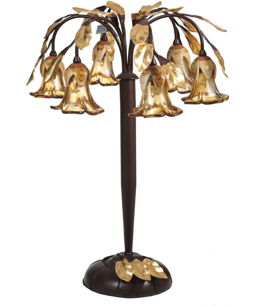 21"H Celestial Bouquet 6 Light Table Lamp