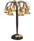 21"H Celestial Bouquet 6 Light Table Lamp