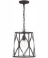 Quill 1-Light Pendant Rustic Iron