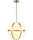 Senter 16'' Wide 4-Light Pendant - Faux Alabaster