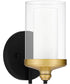 Rowland Small 1-light Wall Sconce Matte Black