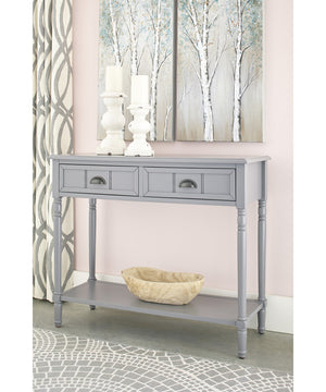 30"H Goverton Console Sofa Table Gray