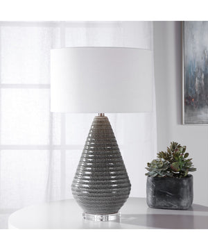 Carden Smoke Gray Table Lamp