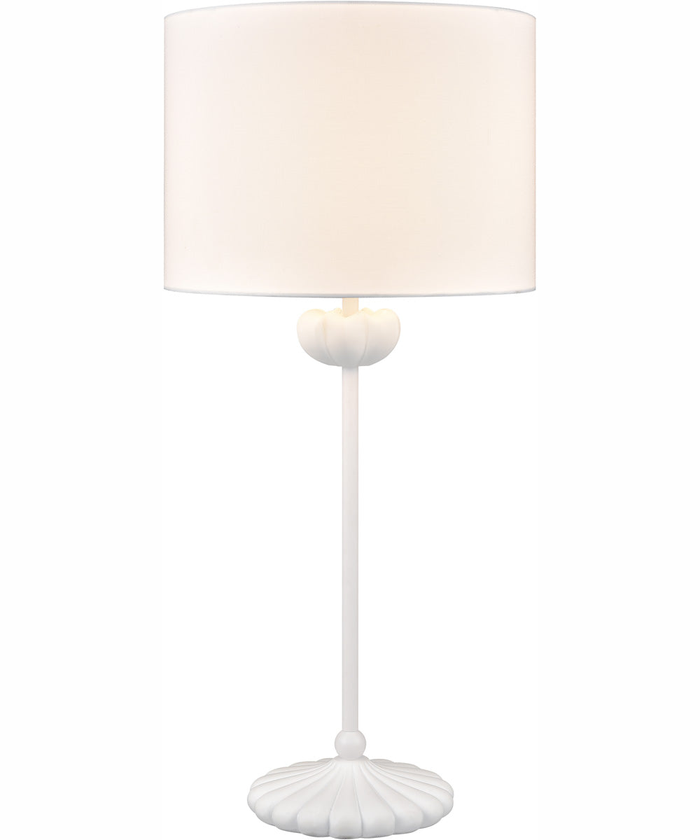 Liliaceae 30'' High 1-Light Table Lamp - White