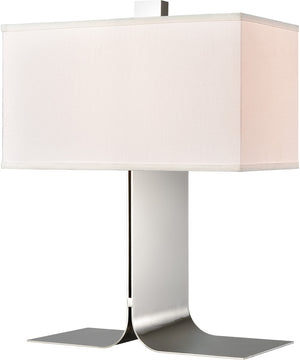 Barr 22'' High 1-Light Table Lamp - Polished Nickel