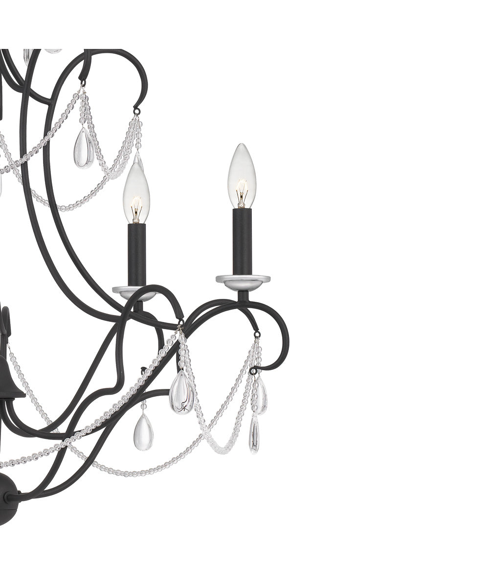 Bray 5-light Chandelier Earth Black