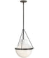 Collins 1-Light Medium Pendant in Black Oxide