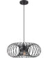 Walworth 1-Light Pendant Black Metal Shade