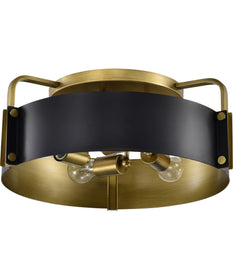 Altos 4-Light Close-to-Ceiling Matte Black