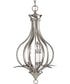 Trinity 3-Light Foyer Pendant Brushed Nickel