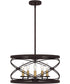 Potts 5-light Pendant Palladian Bronze