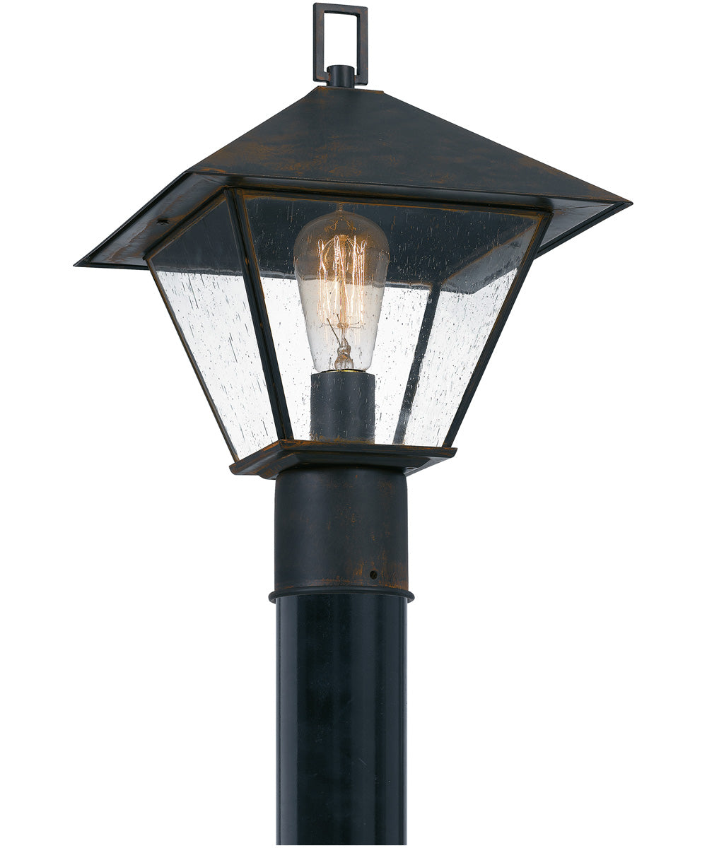 Corporal Large 1-light Outdoor Post Light Industrial Bronze