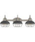 Sandpiper Large 3-light Bath Light Antique Polished Nickel