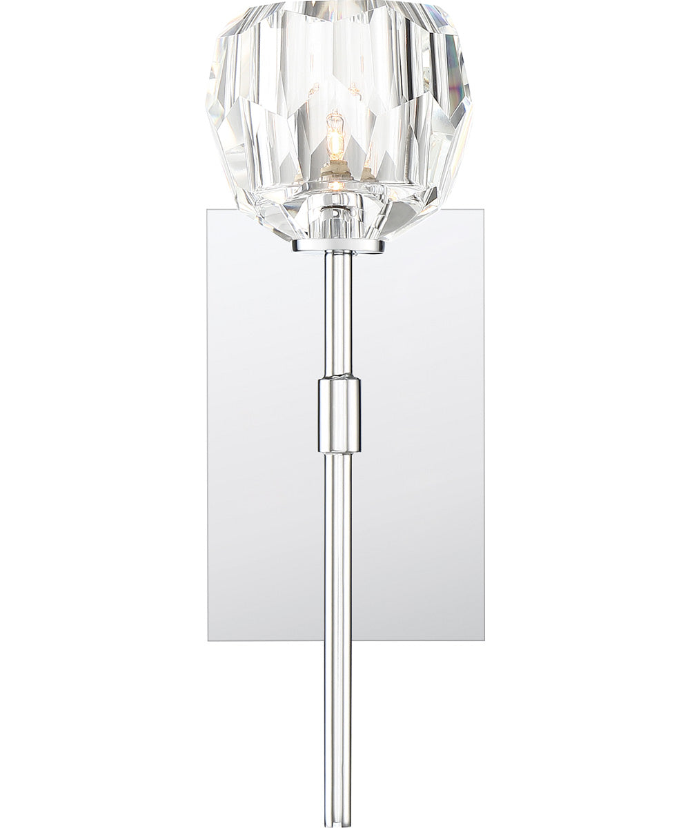 Regalia Small 1-light Wall Sconce Polished Chrome