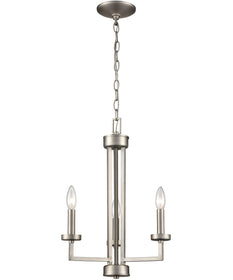 West End 3-Light Chandelier Brushed Nickel