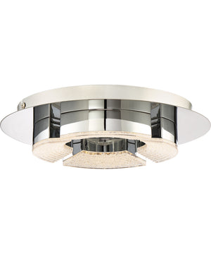 Lunette Small Flush Mount Polished Chrome