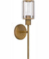 Isla Small 1-light Wall Sconce Weathered Brass