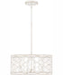 Quoizel Pendant Large 4-light Pendant Antique White