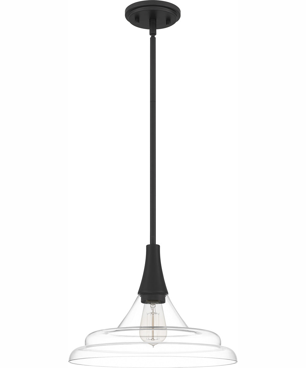 Quoizel Pendant 1-light Pendant Matte Black