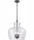 Davenport 17'' Wide 3-Light Pendant - Aged Zinc