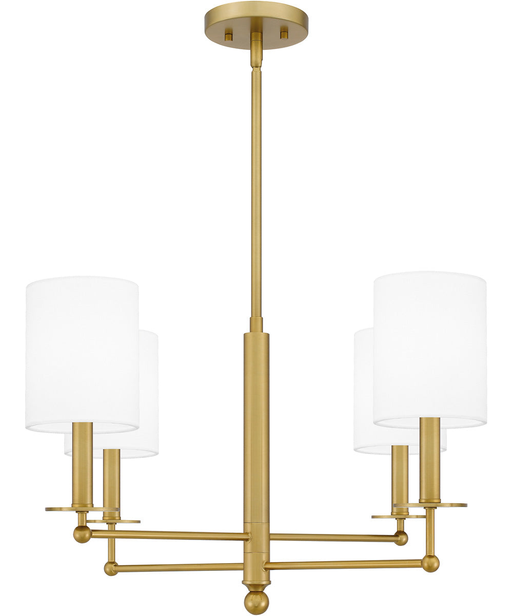 Ardsley 4-light Chandelier Aged Brass