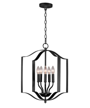 Provident 5-Light Chandelier Black