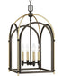 Westfall 4-Light Medium Foyer Pendant Antique Bronze