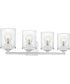 Abner Extra Large 4-light Bath Light Polished Chrome